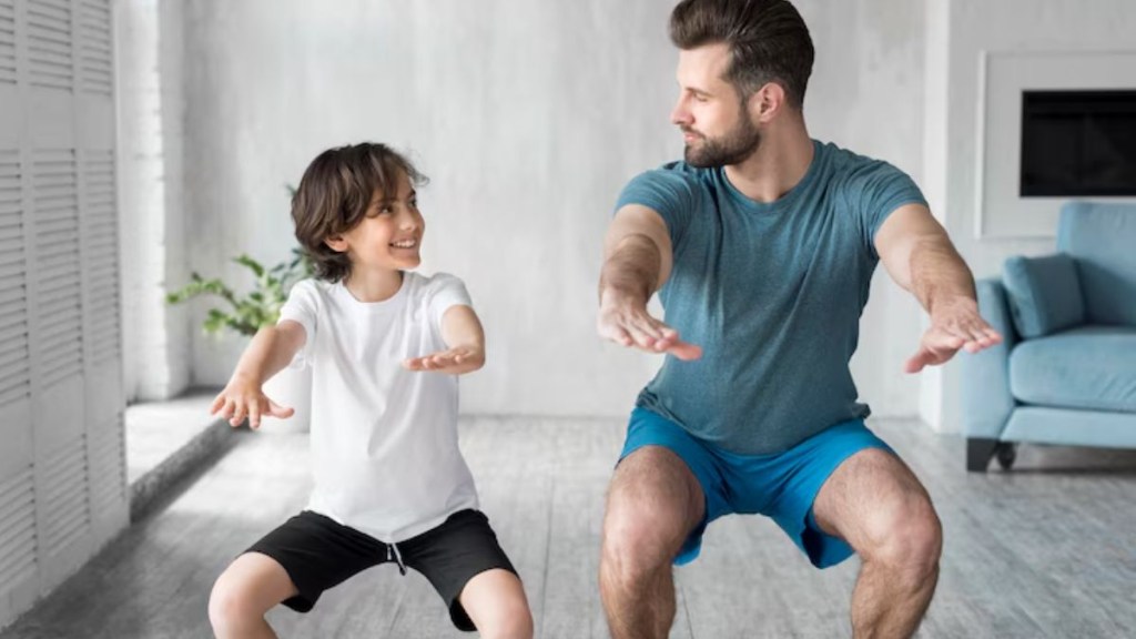 Home workouts for dads