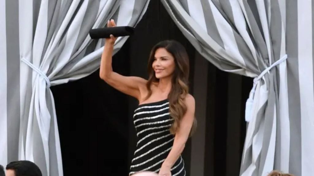 Lauren Sanchez Indian brand clutch