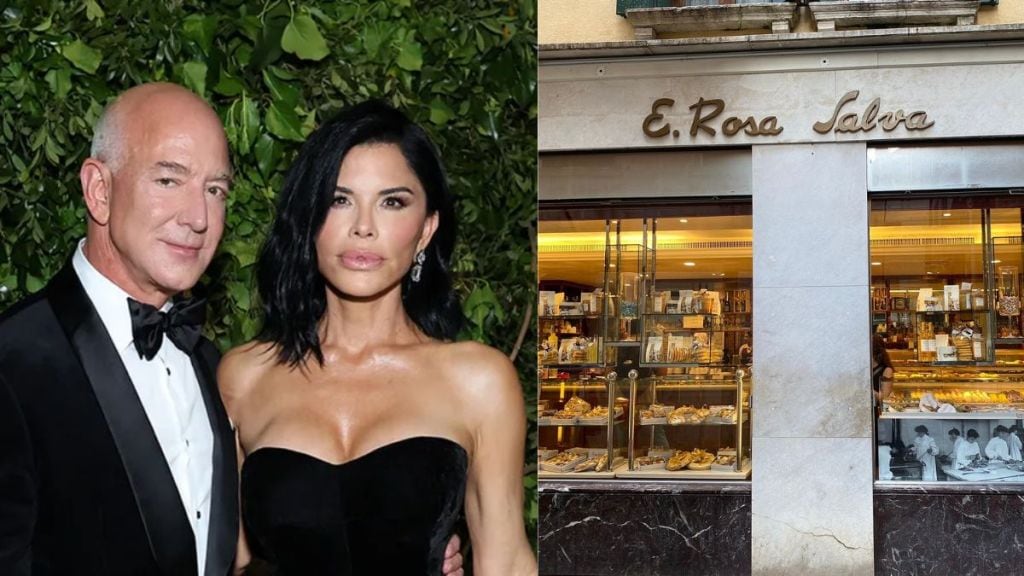 Jeff Bezos and Lauren Sanchez wedding menu