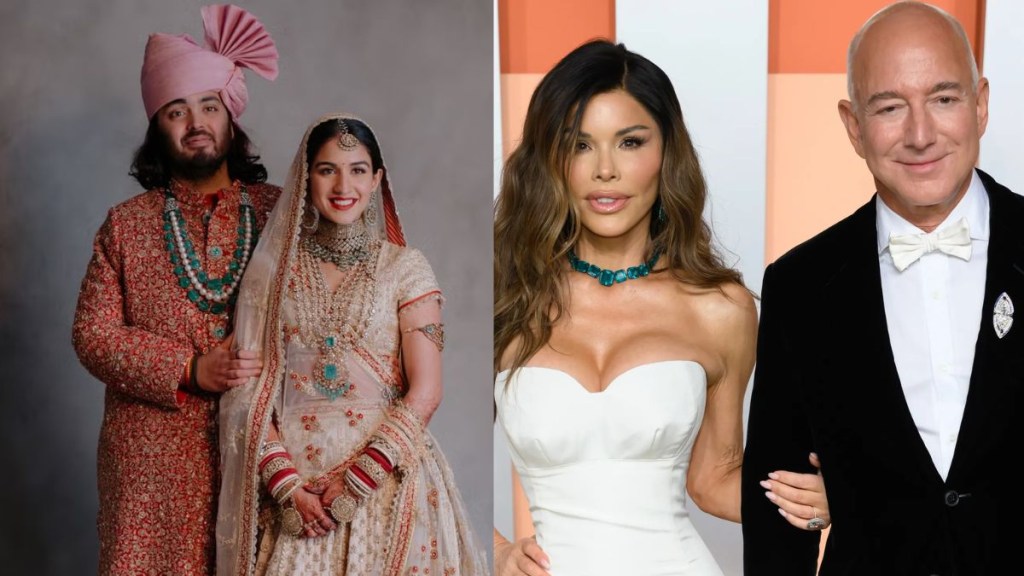 Jeff Bezos wedding vs Anant Ambani wedding