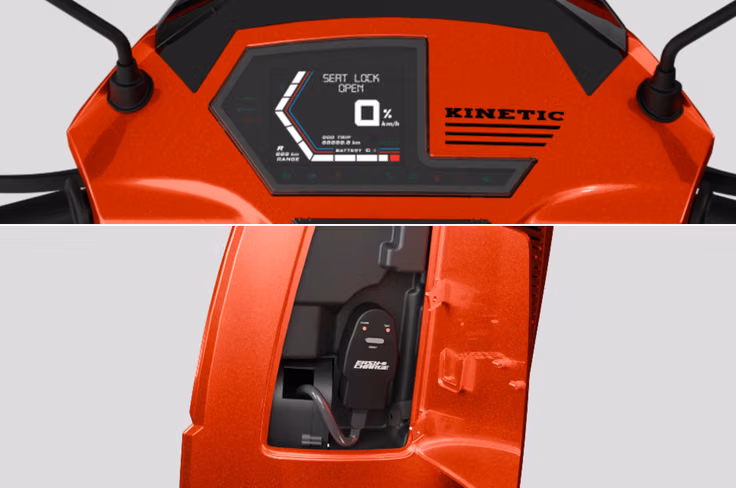 Feature highlights include full LED lighting, an 8.8-inch digital instrument cluster, keyless ignition system, built-in speaker with Bluetooth connectivity Geo-fencing, Intruder alert, Find My Kinetic, Track My Kinetic and cruise control.