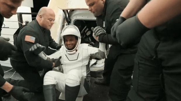 Shubhanshu Shukla, now only the second Indian to reach space exited the dragon capsule post return to Earth today.