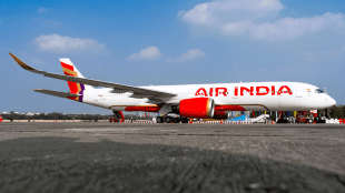 Air India plane fire