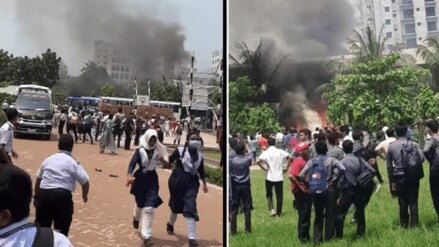 Bangladesh Air Force training jet crashes into school in Dhaka, killing 1