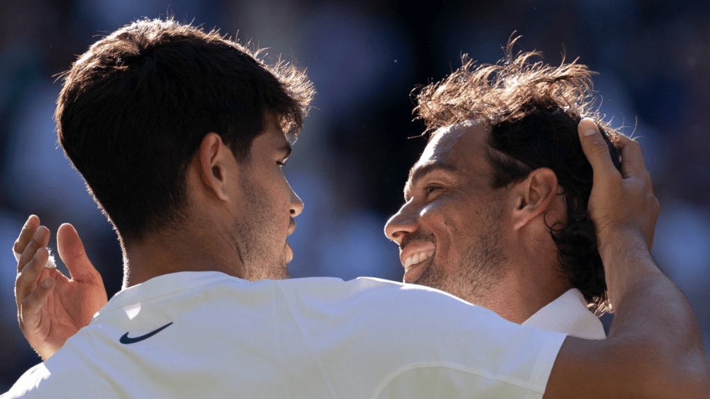 “I think this is probably the best way to say goodbye to Wimbledon, and maybe for the tennis. That's what I'm thinking now,” Fognini said. “I think this is probably the best way to say goodbye to Wimbledon, and maybe for the tennis. That's what I'm thinking now,” Fognini said.