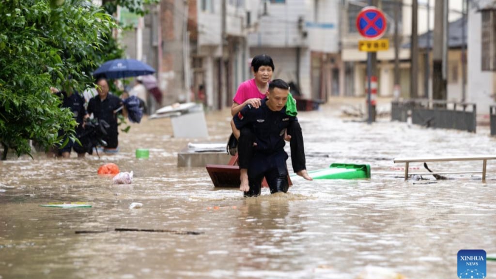 As reported by Reuters, more than 40,000 residents in Rongjiang had been urgently evacuated as of 6 p.m. IST on Saturday. As reported by Reuters, more than 40,000 residents in Rongjiang had been urgently evacuated as of 6 p.m. IST on Saturday.
