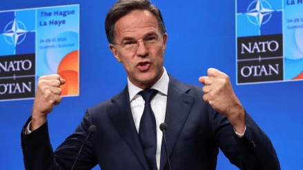 Rutte made the comment while meeting with senators in the U.S. Congress the day after President Donald Trump announced Tarrifs on buyers of Russia's exports Rutte made the comment while meeting with senators in the U.S. Congress the day after President Donald Trump announced Tarrifs on buyers of Russia's exports