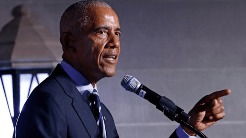 The statement follows Trump's remarks on Tuesday, where he said that his predecessor had ‘tried to lead a coup’ in 2016 and was guilty of ‘treason’ The statement follows Trump's remarks on Tuesday, where he said that his predecessor had ‘tried to lead a coup’ in 2016 and was guilty of ‘treason’