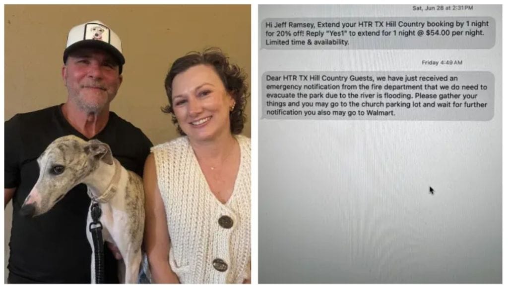 ‘It doesn’t look like we are going to make it’: Hero dad leaves emotional goodbye voicemails to kids before losing life in Texas floods ‘It doesn’t look like we are going to make it’: Hero dad leaves emotional goodbye voicemails to kids before losing life in Texas floods