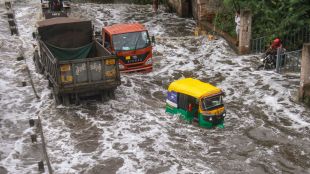 gurugram waterlogging today weather