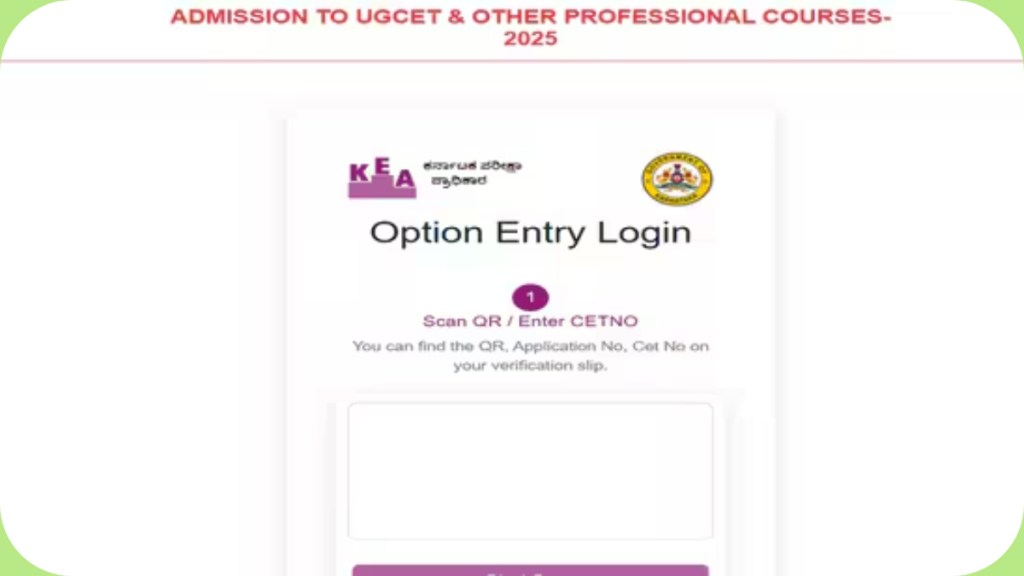 KCET Counselling 2025 Direct Link: Option Entry Begins at cetonline.karnataka.gov.in