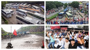 Nationwide Strike: People join Bharat Bandh against centre's policies. (Image Source: ANI and PTI)