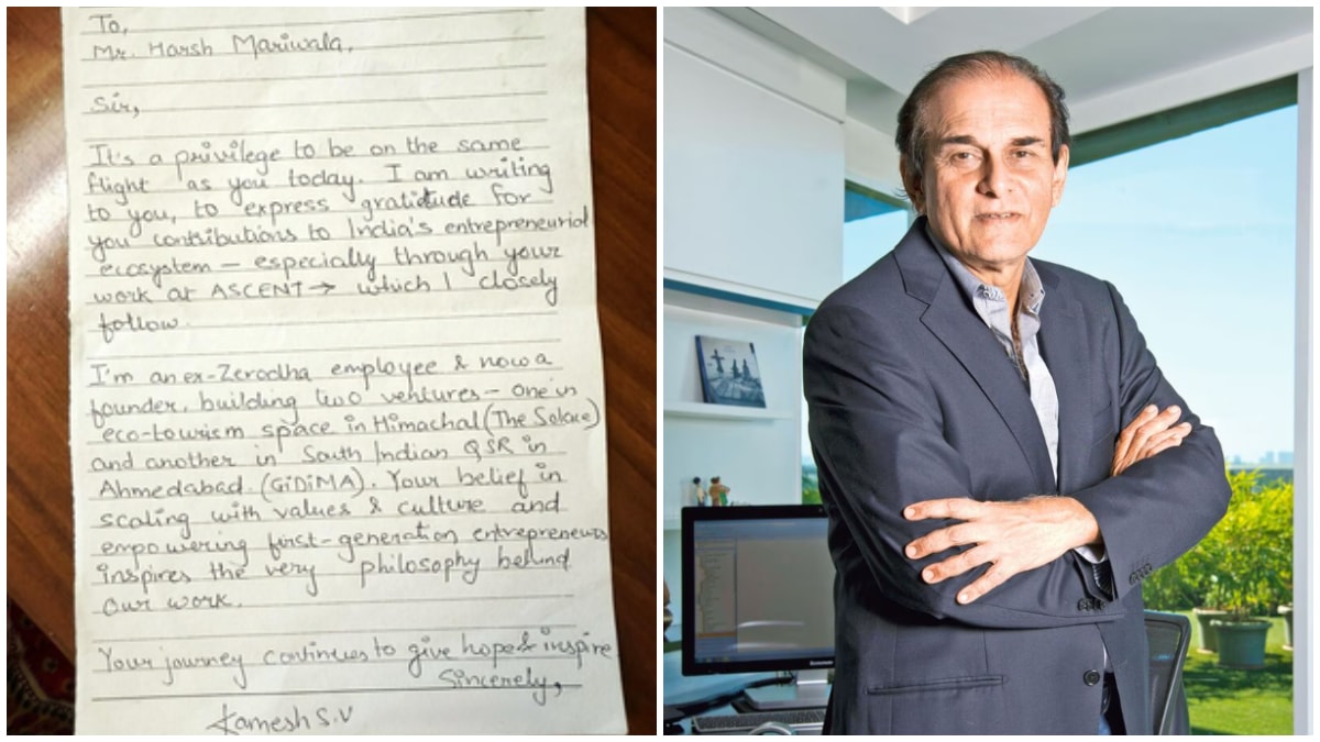 Marico CEO Harsh Mariwala on Zerodha ex-employee's handwritten note.