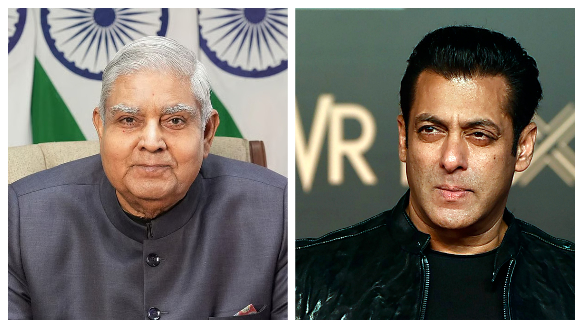 Jagdeep Dhankar’s role in the Salman Khan's Black Buck poaching case - The lesser-known fact. (Image Source: Twitter) Jagdeep Dhankar’s role in the Salman Khan's Black Buck poaching case - The lesser-known fact. (Image Source: Twitter)