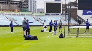 Gautam Gambhir vs oval curator