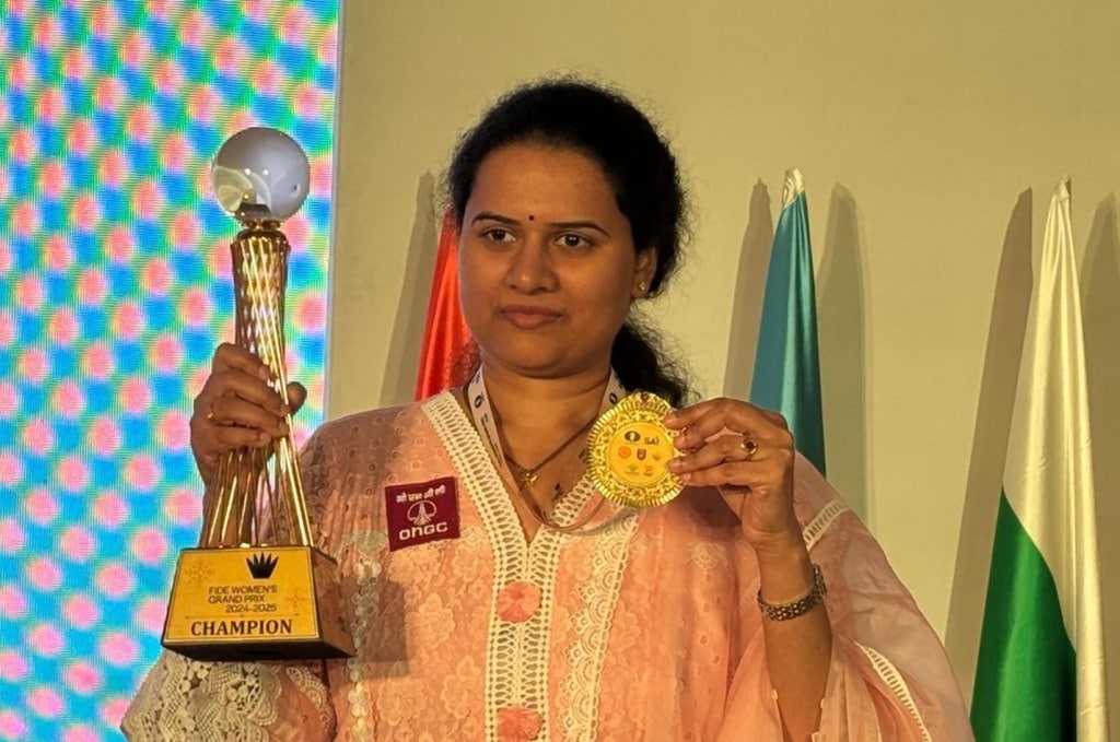 Who is Koneru Humpy? First Indian to reach FIDE Women's Chess World Cup semifinals (Photo: @naralokesh/X) Who is Koneru Humpy? First Indian to reach FIDE Women's Chess World Cup semifinals (Photo: @naralokesh/X)