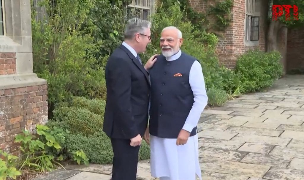 British PM Keir Starmer heads to India; focus on trade, investment, tech ties - What's on the agenda? (Photo via PTI)