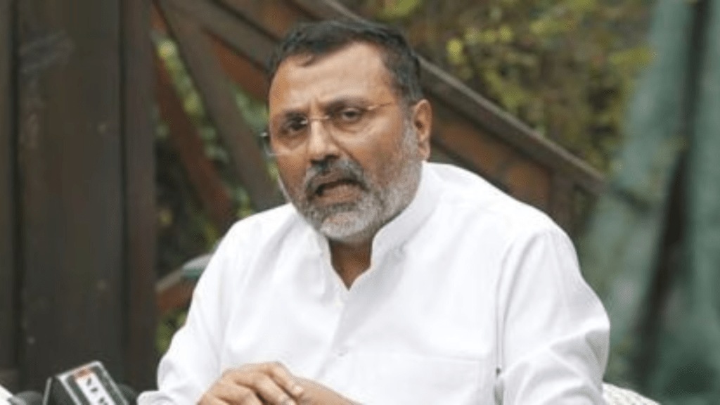 'If you have guts, go to Mukesh Ambani or SBI Chairman...': BJP MP Dubey slams Thackerays amid Marathi language row