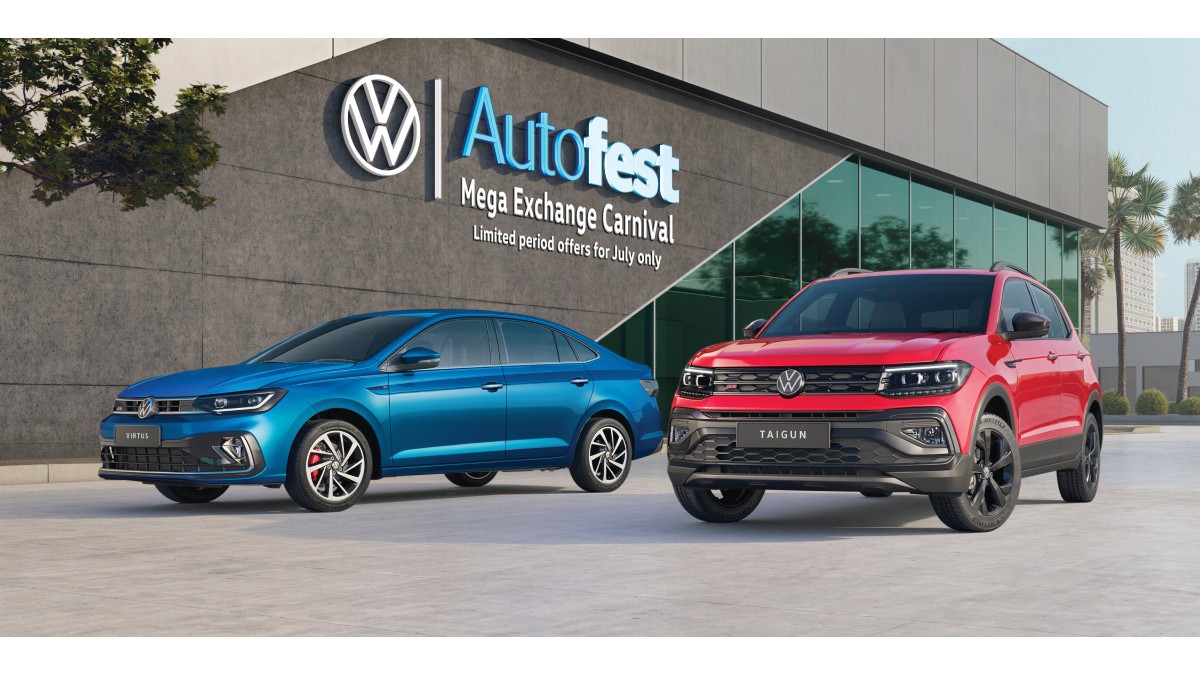 Volkswagen AutoFest 2025, Volkswagen India, Volkswagen exchange offer, Volkswagen dealership, upgrade to Volkswagen, Volkswagen Virtus, Volkswagen Taigun, Volkswagen Tiguan R-Line, Volkswagen Golf GTI, Volkswagen cars in India, Volkswagen sedan, Volkswagen SUV, Volkswagen test drive, Volkswagen service benefits, Volkswagen loyalty rewards, Volkswagen finance options, turbo petrol engine, 1.0-litre TSI, 1.5-litre TSI, 2.0-litre TSI, Volkswagen DSG gearbox, Volkswagen car prices India, Volkswagen ex-showroom price, best Volkswagen offers 2025, new Volkswagen models India.