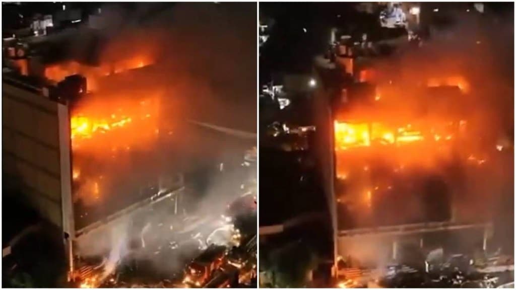 Iraq mall fire Iraq mall fire