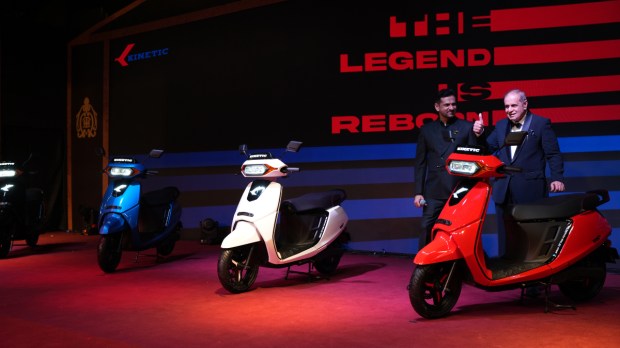 The Kinetic DX is offered in two variants: DX and DX+ priced at Rs 1,11,499 and Rs 1,17,499 (both ex-showroom), respectively.