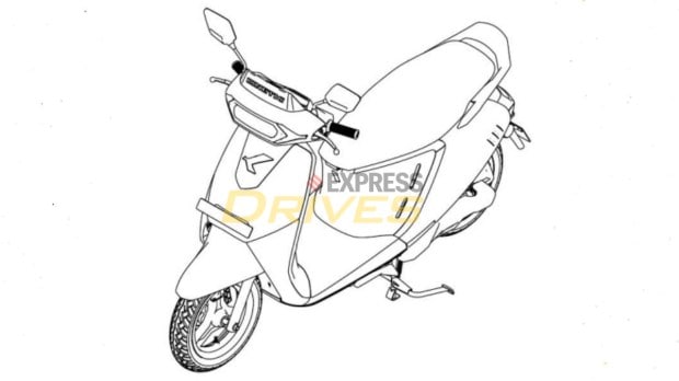 A few months ago, Kinetic filed a patent for this scooter which looks very familiar to old Kinetic Honda DX.