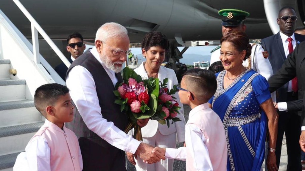 PM Modi in Trinidad and Tobago PM Modi in Trinidad and Tobago