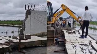 rewa airport, rewa airport boundary wall collapses, rewa airport boundary wall, madhya pradesh rewa airport, madhya pradesh news, MP news