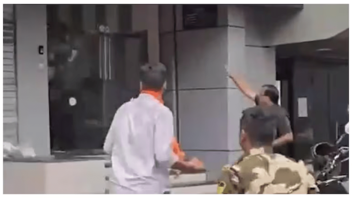 Sushil Kedia's office vandalised Sushil Kedia's office vandalised