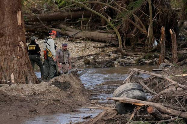 Storms, unstable terrain, and thick debris fields have hampered the search and recovery operations. (Photo source: AP)