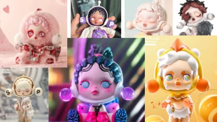 From traditional Chinese ink-inspired designs to futuristic, dreamlike concepts and intimate explorations of everyday life, the character’s evolving themes touch on identity, loneliness, hope and creativity.