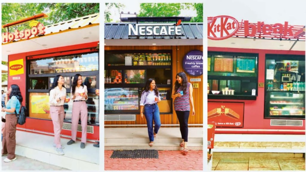 Nestlé Professional, the out-of-home business unit of Nestlé India, has expanded its Retail ONE branded food kiosk network to 1,000 units across the country. Nestlé Professional, the out-of-home business unit of Nestlé India, has expanded its Retail ONE branded food kiosk network to 1,000 units across the country.