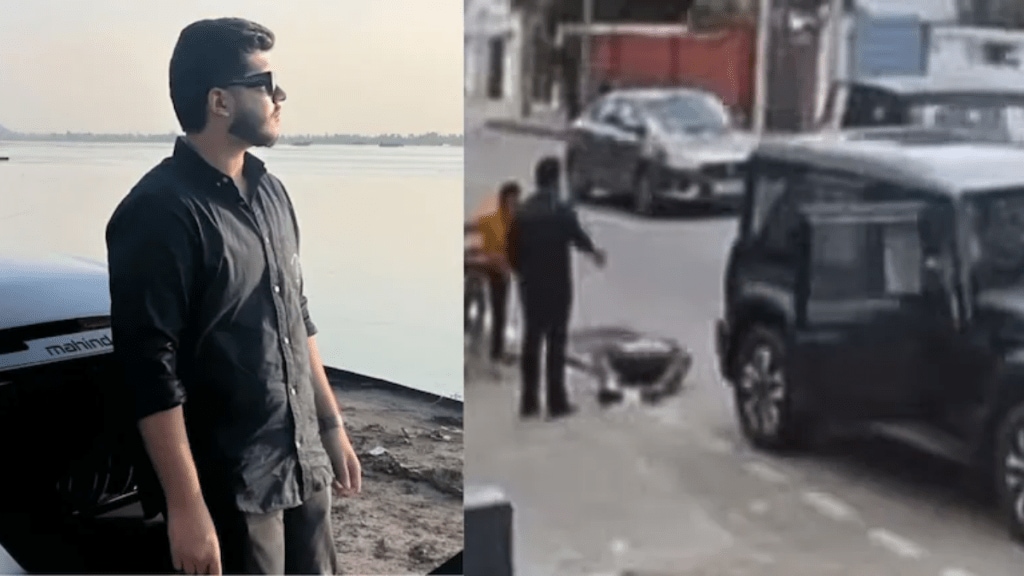Police have arrested a 20-year-old engineering student whose viral video — which drew flak online — showed him deliberately hitting an elderly man with his Thar SUV on July 27 in Jammu’s Gandhi Nagar area.