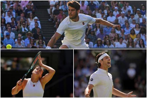 Day 9 at Wimbledon 2025 delivered a mix of powerful wins and emotional battles as Carlos Alcaraz and Aryna Sabalenka entered the semifinals. While Alcaraz registered a win against Britain’s Cameron Norrie in straight sets, Sabalenka had to battle hard to overcome an unseeded veteran opponent. Other players like Taylor Fritz also moved further, setting up an exciting semifinal lineup.