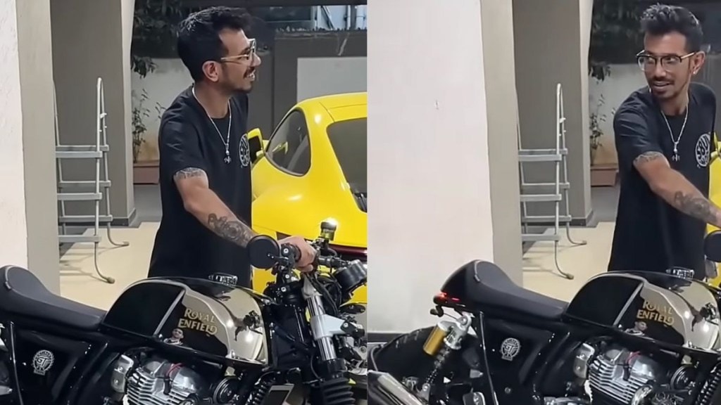 Yuzvendra Chahal, Royal Enfield Continental GT 650, Soul Regaltos, Snax Gaming, Chahal bike video, Royal Enfield GT 650 specs, Chahal Royal Enfield, GT 650 modified exhaust, Royal Enfield café racer, GT 650 price in India, Royal Enfield sound, Royal Enfield throttle twist