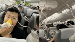 The Boeing 737 flight fell from roughly 36,000 feet to just below 10,500 feet in less than 10 minutes, leading the pilot to declare an emergency with the Air Traffic Control (ATC).