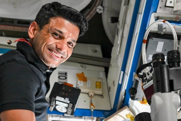 Group Captain Shubhanshu Shukla, India’s first astronaut to travel to the International Space Station (ISS), is set to undock from the orbiting laboratory at 4:30 pm IST on July 14 aboard SpaceX’s Dragon spacecraft. (Image: Axiom Space)