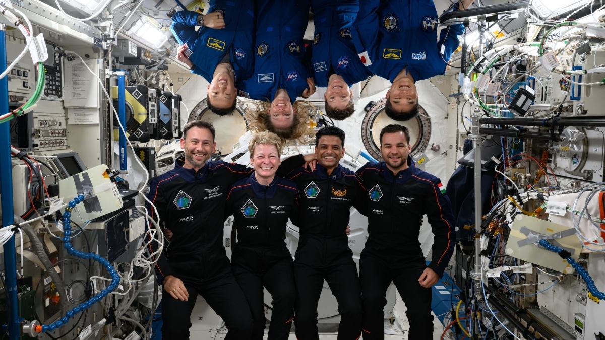 In Images | Farewell to the stars: Shubhanshu Shukla’s final moments aboard the ISS with Axiom-4 crew