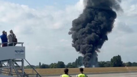 Four killed in fiery plane crash at London Southend Airport