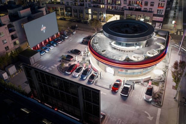 Tesla’s retro diner