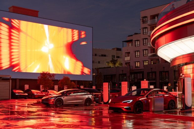 Tesla’s retro diner