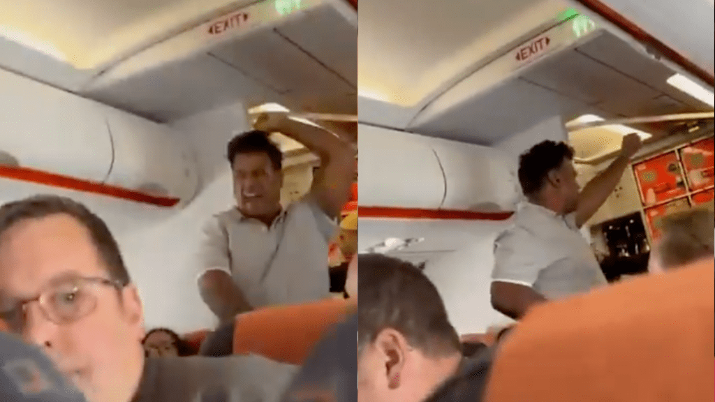 The easyJet passenger issued the threat to “bomb the plane” approximately an hour after the plane had taken off from London’s Luton Airport and was en route to Glasgow Airport in Scotland. The easyJet passenger issued the threat to “bomb the plane” approximately an hour after the plane had taken off from London’s Luton Airport and was en route to Glasgow Airport in Scotland.