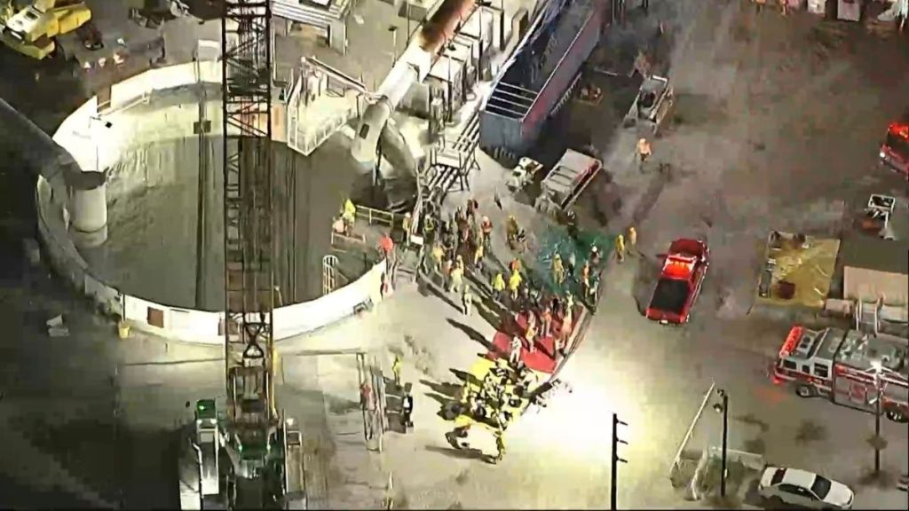 Los Angeles tunnel collapse