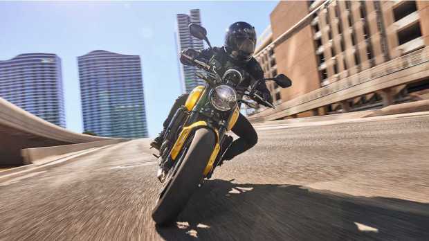 The motorcycle also gets smartphone connectivity.