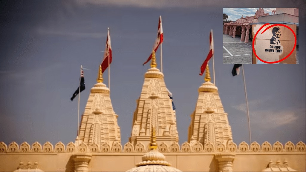 “Go home, brown…,” were the hate-filled words spray-painted on the Shree Swaminarayan Temple in Australia.