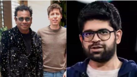 AR Rahman meets Sam Altman AR Rahman meets Sam Altman