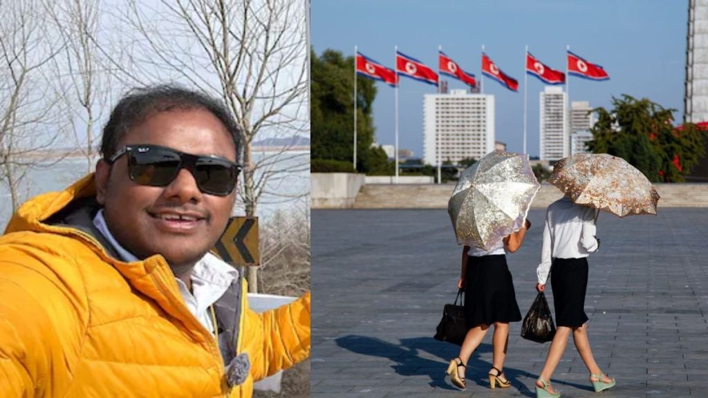 Indian influencer in North Korea