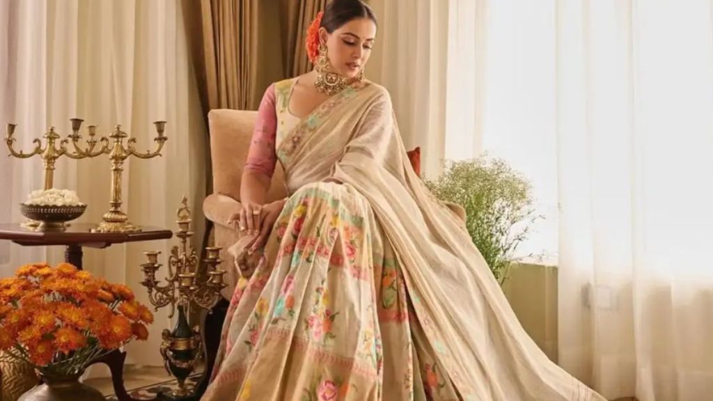 Genelia DSouza Jamdani lehenga