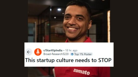 Zomato CEO - Reddit post Zomato CEO - Reddit post