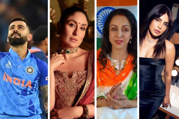 Independence Day 2025: Celebrities have long contributed to representing India at a global level. Be it through their art or persistent effort through their sport, India has been put on the global map by many of these faces. Here's a compilation of all these voices, from Dream Girl Hema Malini, to Cricketer Virat Kohli, who wished India on her 79th Independence Day.